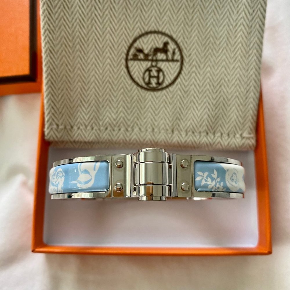 Hermès Printed Enamel Bracelet